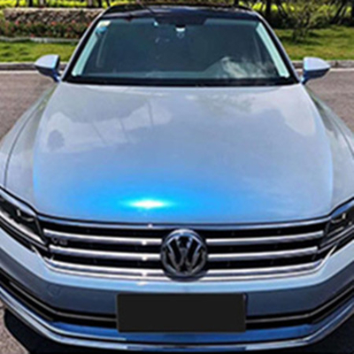 Espessura azul Slideable do filme 140gsm do envoltório do carro do brilho do laser