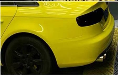 Do filme metálico amarelo do envoltório do carro do brilho liberação UV Slidable do ar anti