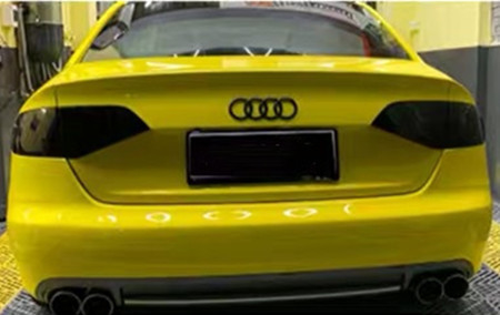 Do filme metálico amarelo do envoltório do carro do brilho liberação UV Slidable do ar anti
