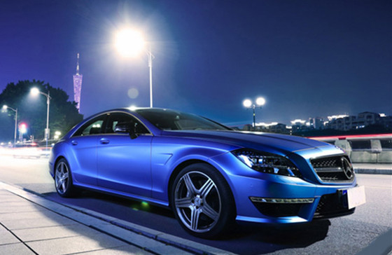 Umidade do filme do envoltório do carro de Matte Metallic Deep Sea Blue - prova 4,8 MIL Thickness