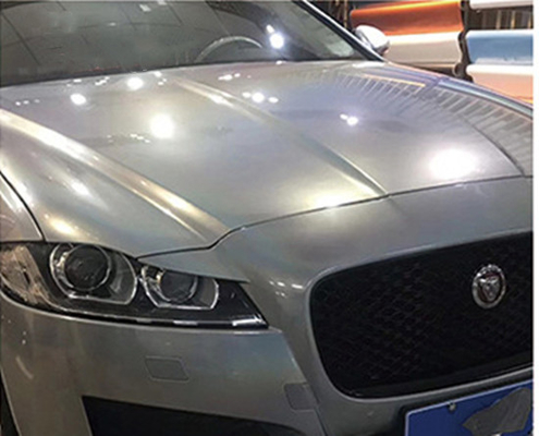Liberação do ar do envoltório do carro de Matte Gold Laser Grey Glitter que desvanece não 140gsm