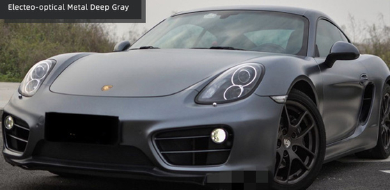 Prova profunda de Grey Car Wrap Film Moisture do eletro metal ótico