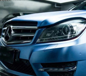 Filme metálico de Teal Mist Blue Car Wrap que desvanece não a liberação do ar