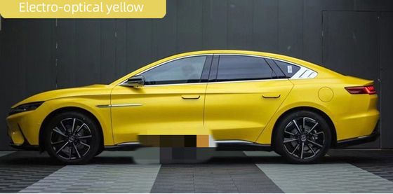 Liberação amarela eletroluminescente Swipeable de Matte Car Wrap Film Air