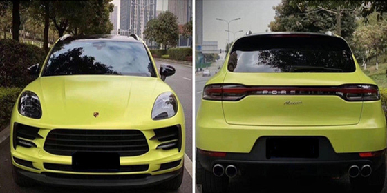 Esparadrapo acrílico removível do espaço livre de Swipeable 60µM Light Bud Green Car Vinyl Wrap do ANIMAL DE ESTIMAÇÃO