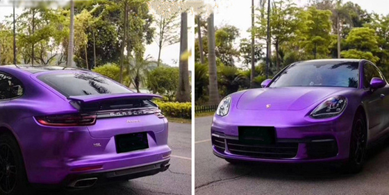 Bolha Violet Car Wrap Film Self elétrica livre que cura Swipeable