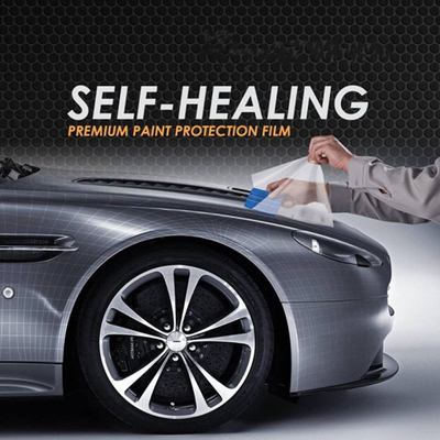 Cura transparente lustrosa 8 MIL Car Protection Film do auto do sutiã do carro do sinal de adição super