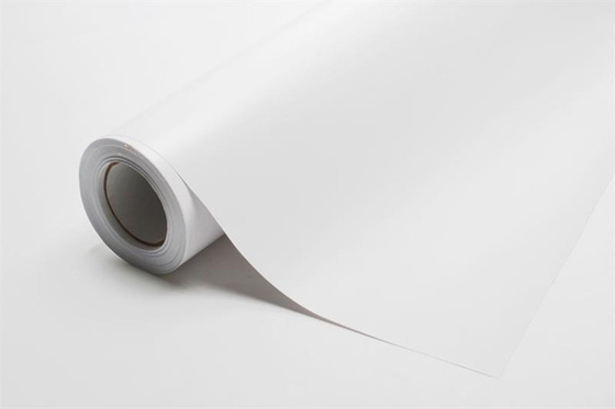 Rolo de papel Matt Car Wrap branco da auto etiqueta imprimível do vinil da decoração dos veículos 18m