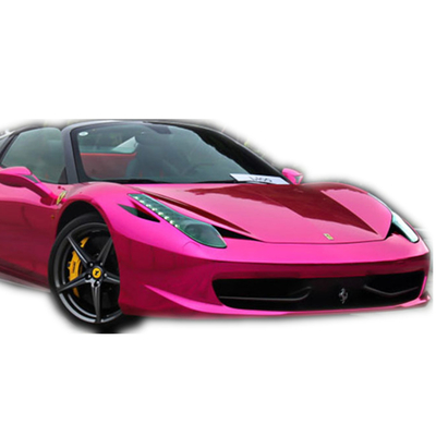 Umidade livre da bolha - efeito do espelho do envoltório do vinil do carro de Chrome do rosa da prova