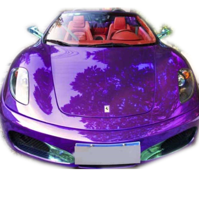 Liberação UV do ar do envoltório roxo escuro protetor do vinil do carro de Chrome anti