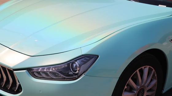 umidade fina do filme do vinil do carro de Tiffany Blue Vinyl Wrap Film do brilho de 50in resistente