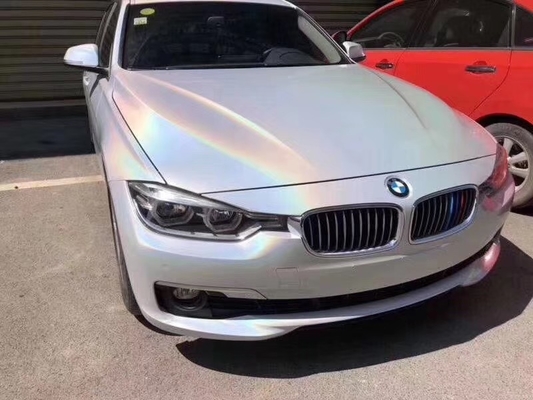 Do envoltório esparadrapo resistente do carro do vinil da temperatura envoltório branco 140gsm do carro da faísca do laser