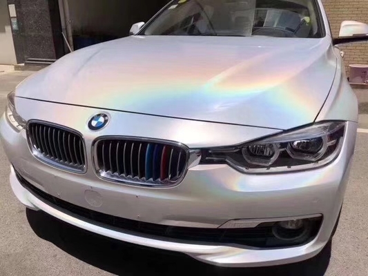 Do envoltório esparadrapo resistente do carro do vinil da temperatura envoltório branco 140gsm do carro da faísca do laser