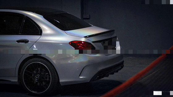 5 da durabilidade de Diamond Glitter Car Wrap Silver da faísca do vinil anos de largura do envoltório 1.52m