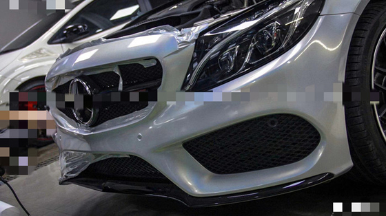 5 da durabilidade de Diamond Glitter Car Wrap Silver da faísca do vinil anos de largura do envoltório 1.52m