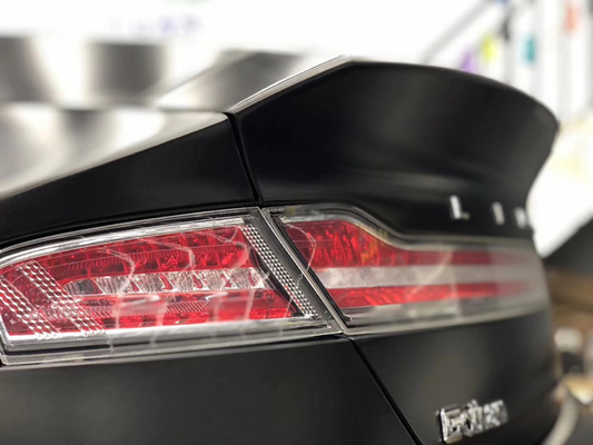 Rolo Crystal Ceramic Matte Black Bubble metálico do envoltório do carro da prova de calor livre
