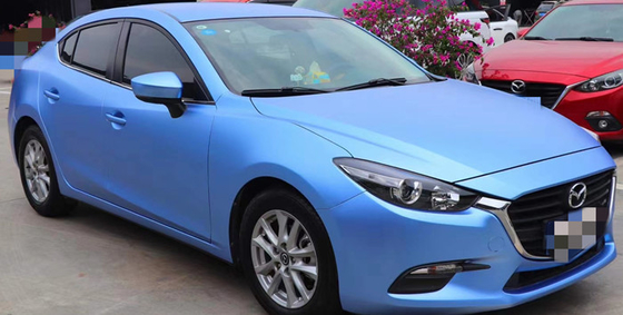 Bens azuis metálicos de Matte Car Vinyl Wrap Film da névoa que desvanecem-se não