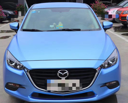 Bens azuis metálicos de Matte Car Vinyl Wrap Film da névoa que desvanecem-se não