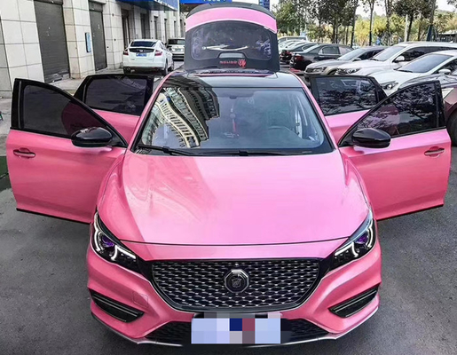 Bolha Swipeable livre de Barbie Metallic Pink Car Wrap do pó do batom