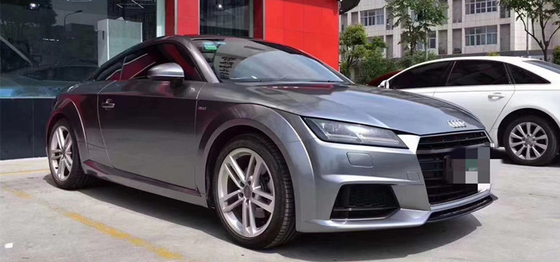 O titânio Grey Gloss Car Vinyl Wrap de aço aquece o brilho ativado Grey Vinyl Wrap metálico