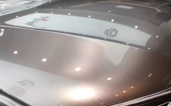 Umidade fina metálica do envoltório do vinil do carro do brilho de Ash Gray da batalha - prova