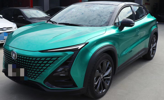 Envoltório de pouco peso Emerald Green do vinil do carro do brilho para veículos da emergência
