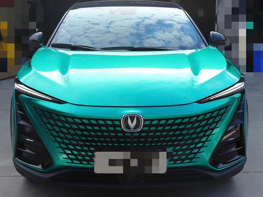 Envoltório de pouco peso Emerald Green do vinil do carro do brilho para veículos da emergência
