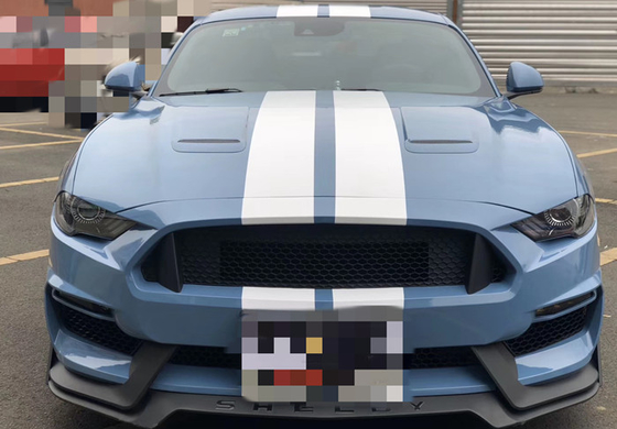 Da camada de sujidade de alto brilho azul do envoltório do carro da porcelana do pó Multifunction resistente