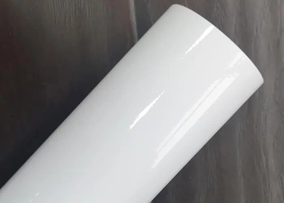 Filme polimérico branco de transferência de tela de Digitas do vinil do brilho com esparadrapo removível