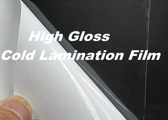 filme de estratificação claro lustroso superior de estratificação frio de 0.5mm para a proteção do álbum de fotografias