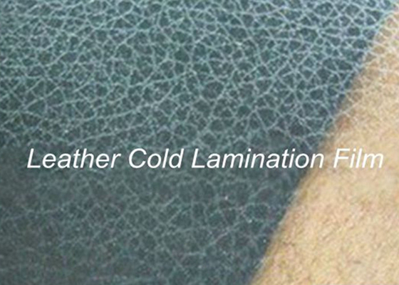 Risco de estratificação frio do filme do efeito de couro resistente para a proteção das imagens