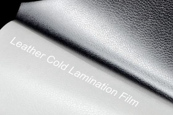 Risco de estratificação frio do filme do efeito de couro resistente para a proteção das imagens
