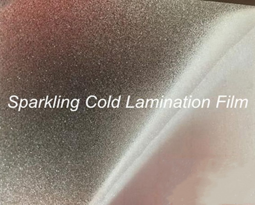 Filme frio da laminação do brilho frio semi claro do filme 0.5mm da laminação da faísca