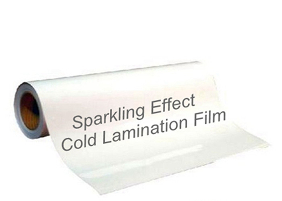 Filme frio da laminação do brilho frio semi claro do filme 0.5mm da laminação da faísca