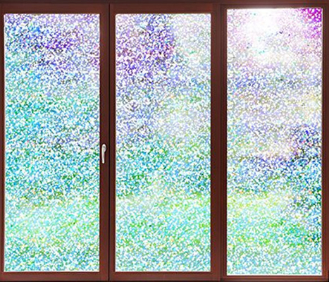Filme de vidro decorativo Dots Pattern Dichroic da janela da tela da privacidade 1.22Mx50M