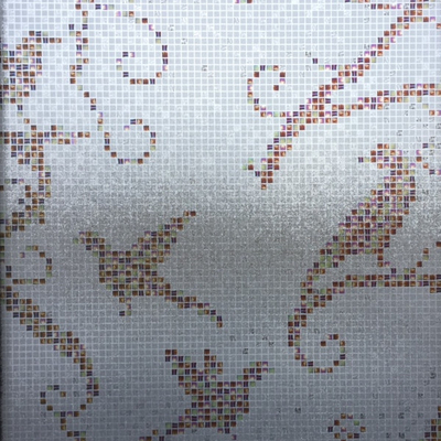 A estática livre adesiva da privacidade do mosaico do pássaro adere-se filme da janela para a decoração de vidro