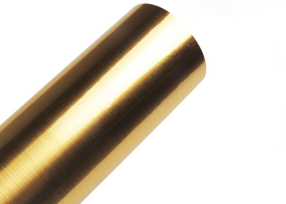 O PVC escovou o filme de prata dourado do vinil do corte da cor para a decoração da janela