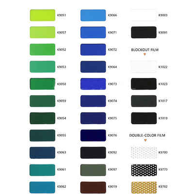 filme translúcido do vinil do vinil de 1.22Mx50M Self Adhesive Decorative para o vidro