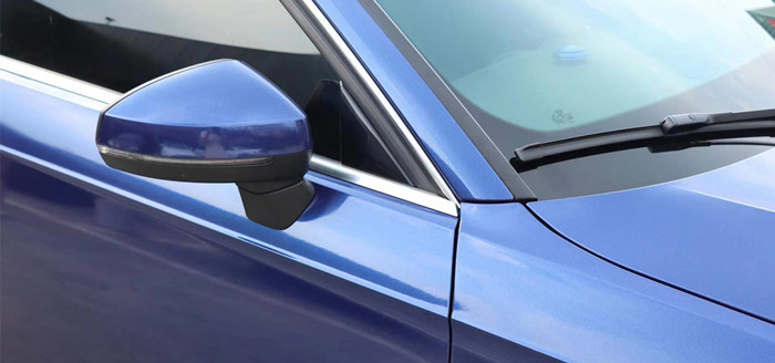 Auto azul do envoltório do vinil do carro do brilho da galáxia livre da bolha que cura o esparadrapo acrílico removível claro